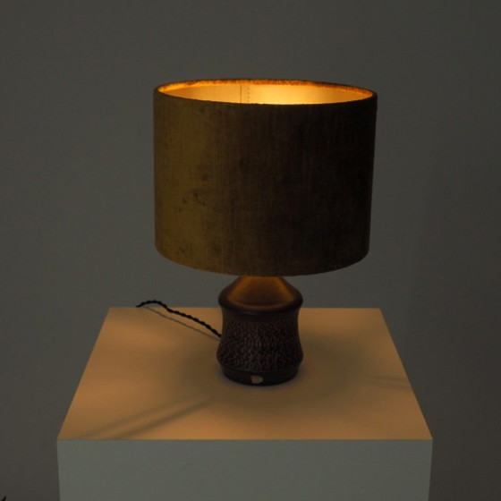 Swedish Ceramic Table Lamp by Henry Brandi for Vejbystrand – Velvet (photo 13 of 13)