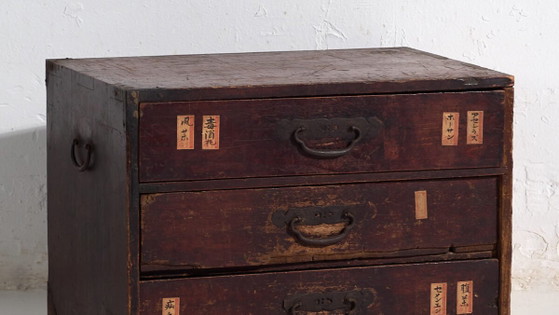 Antique Japanese cedar ko-dansu drawer, Meiji period (ca. ) #48 – Chest of drawers (photo 3 of 40)