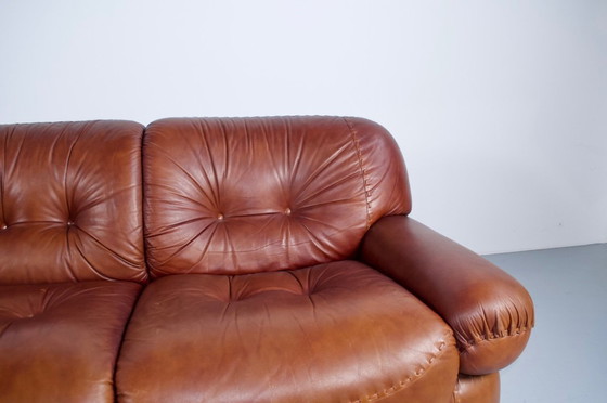 Image 1 of SAPPORO LEDERSOFA 1970er Jahre MOBIL GIRGI VERLAG