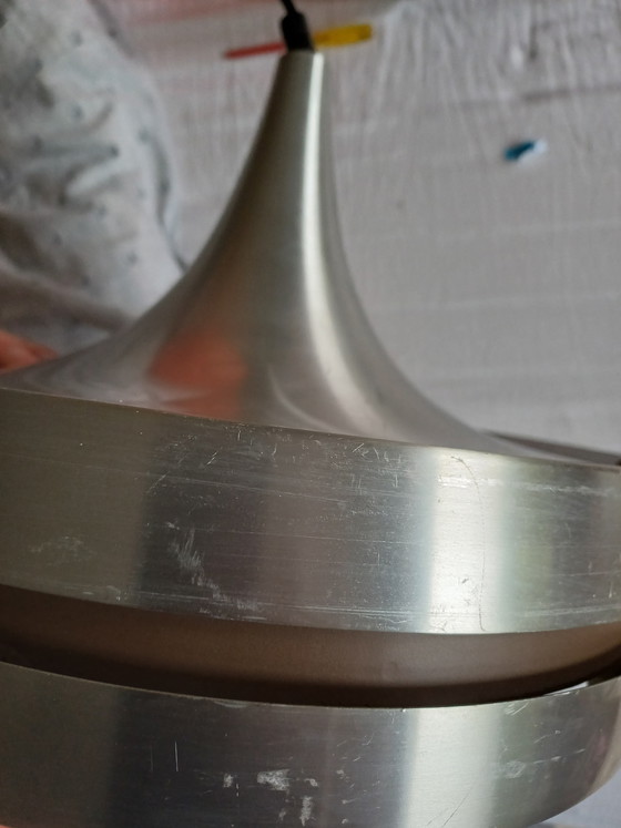 Image 1 of Vintage Raak Amsterdam hanglamp B-1084 – space age design – aluminium