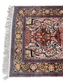 Persian rug silk 135x200cm hanging knotted rug