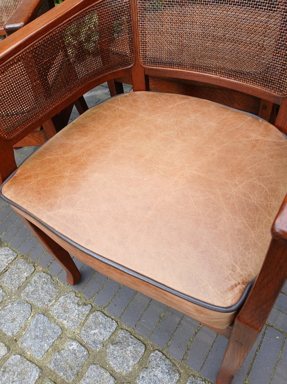 Image 1 of 4 Schuitema / Bannink Art Nouveau dining chairs