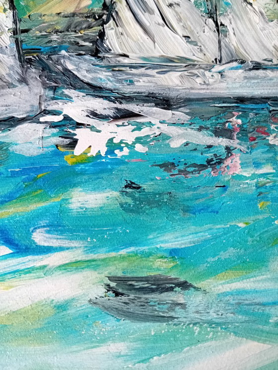 Image 1 of Peinture "Sailing" (voile)