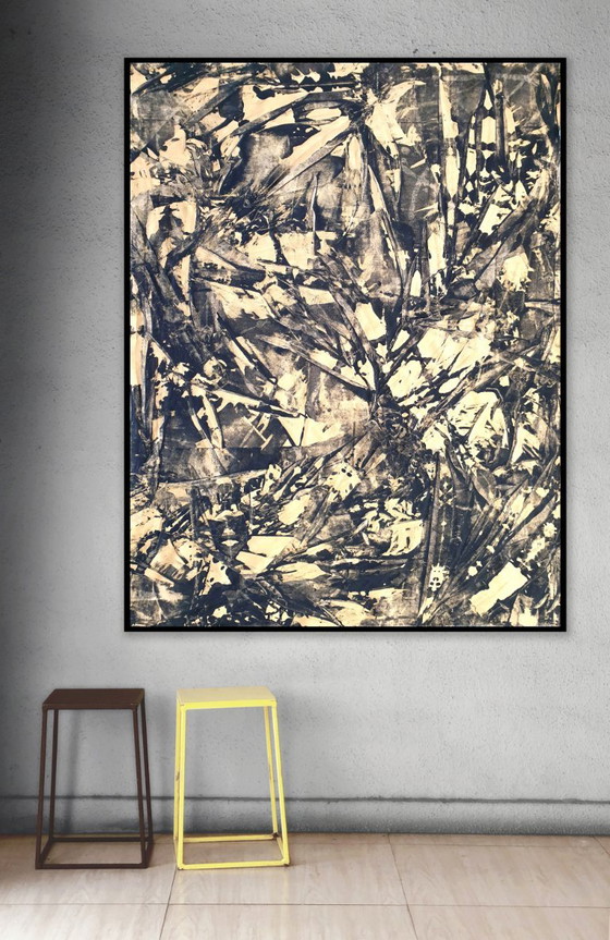Jürgen Angeler - Golden 3D Cross – Paintings & Drawings, Canvas (photo 17 of 22)