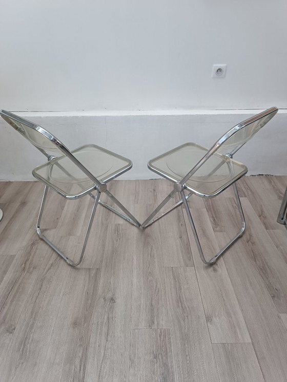 Image 1 of Plia stoelen van Giancarlo Piretti voor Anonima Castelli 1967 Originele Ed