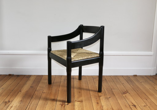 Vintage Carimate Design Armchair Vico Magistretti
