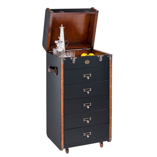 Stateroom Drawers Large Black (MF159) - Authentic Models