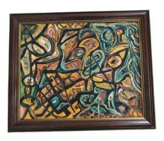 Brutalist Painting – Paintings & Drawings, Canvas (photo 5 of 7)