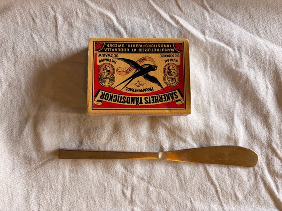 Image 1 of Cubiertos de bronce, Sigvard Bernadotte Scanline, años 50