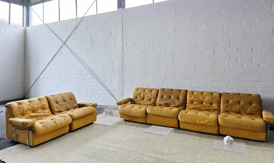 Image 1 of Modular sofa Vintage sofa armchair 6üs 70s seating set Mid - Century