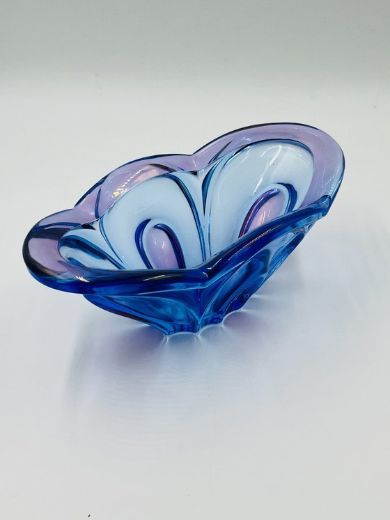 Image 1 of Taza de arte de cristal bohemio Chribska