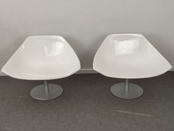 Image 1 of Set design draai fauteuils Ton Haas (NL 1959)