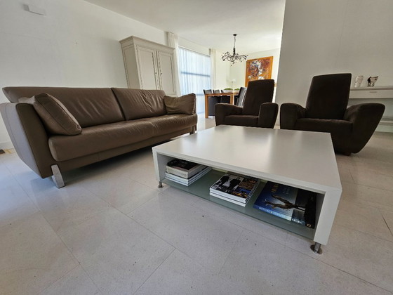 Image 1 of Table basse Deja Vu 1.10m x 1.10m couleur sable