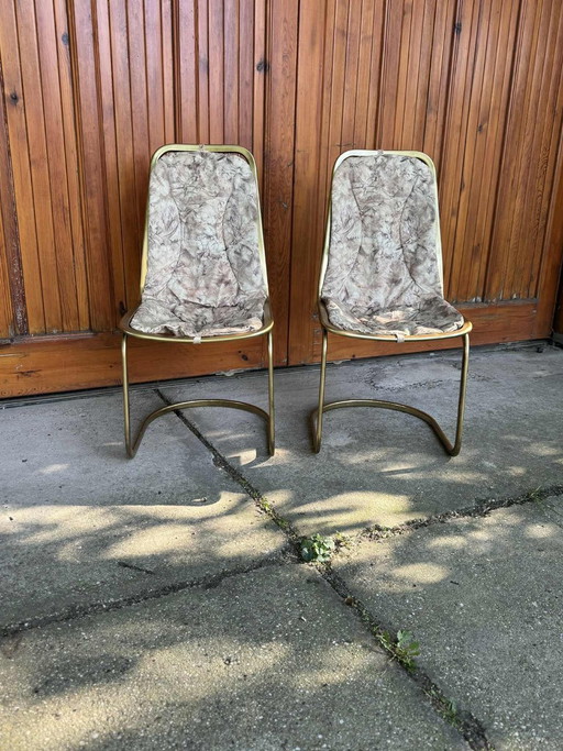 Italian Dining Chairs by Gastone Rinaldi, 1970s, Set of 2
