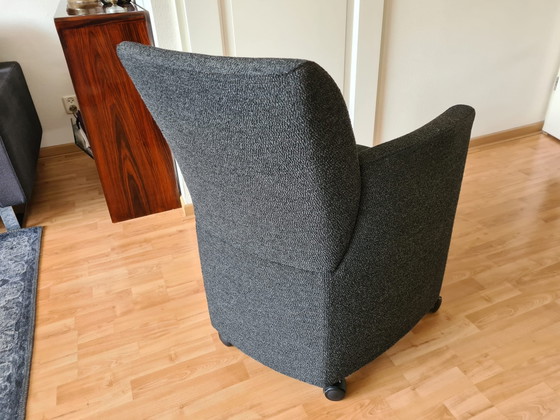 4 Leolux Dining Chairs – Plastic, Textile (photo 3 of 5)