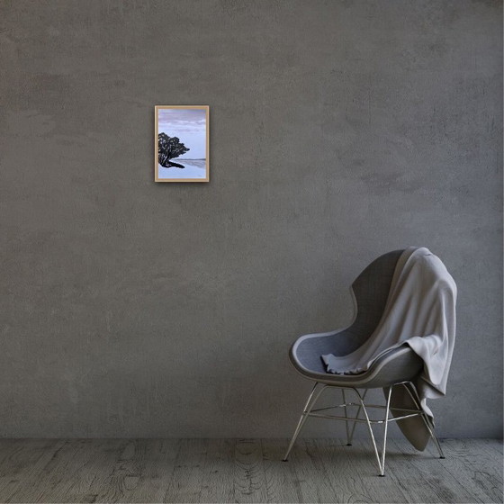 Image 1 of Encre de Chine sur papier blanc Format 30x21cm. 