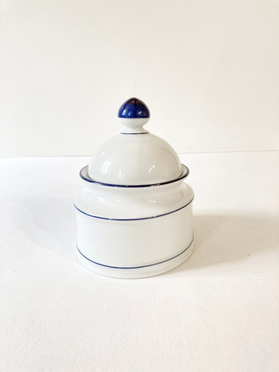Image 1 of Coffee pot and sugar bowl in Seltmann Weiden porcelain, West Germany, Renate model, 1980s