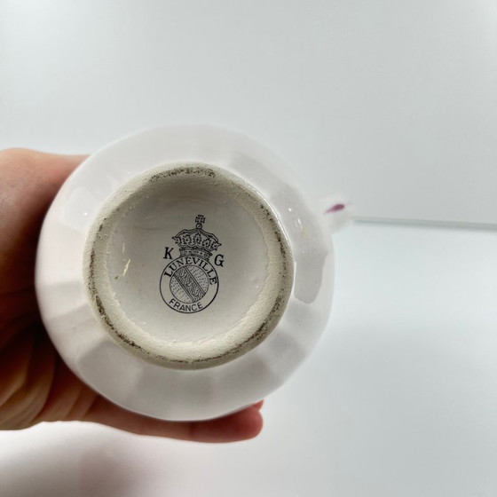 Image 1 of Creamer or gravy boat, Réverbère model, by KG Lunéville