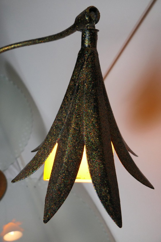 Vintage Design Glitterlamp Pola Design A Veen – Tafellampen, Metal (photo 3 of 13)