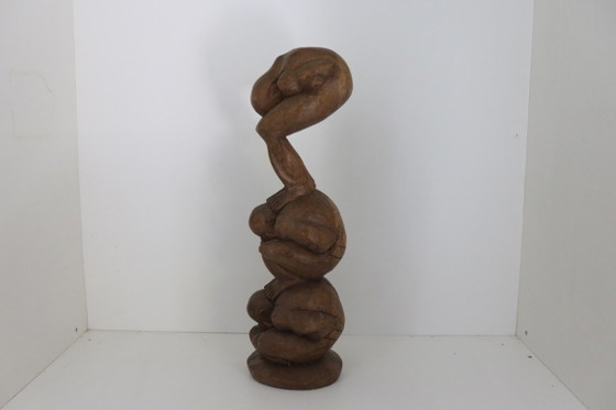 Tótem Yogiman de Madera Grande (56 cm) - Orang Malu - Madera Maciza de Suar – Objetos decorativos, Wood (photo 4 of 6)