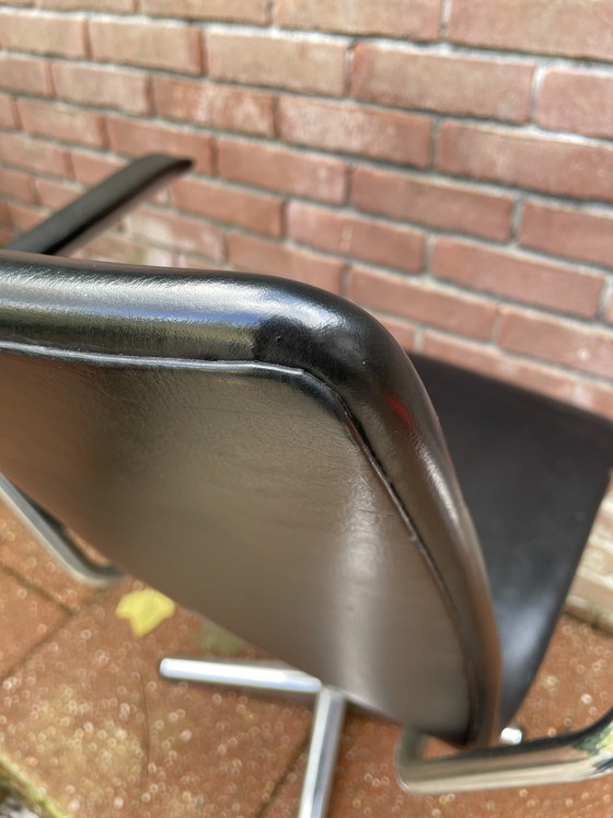 Image 1 of Sedia da ufficio vintage con struttura tubolare - stile Brabantia Gispen