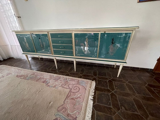Image 1 of Credenza di lusso italiana di metà secolo – di Umberto Mascagni (anni '50-'60)