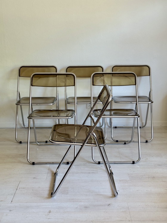 Image 1 of Vintage Space Age Folding Chairs 1970s