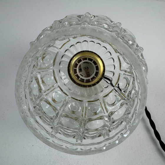 Image 1 of LOT 3 ANCIENNES SUSPENSIONS EN VERRE BULLE VINTAGE
