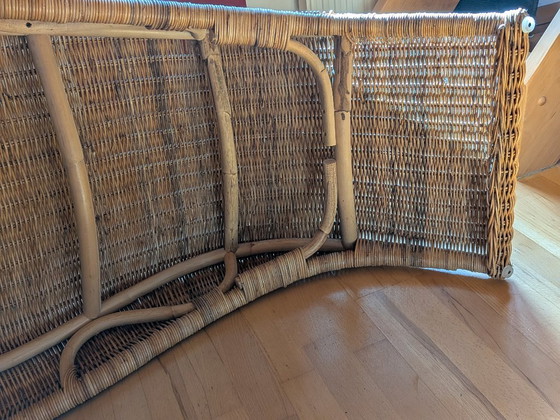 Chaise longue in rattan vintage - IKEA Karlskrona (photo 5 of 6)