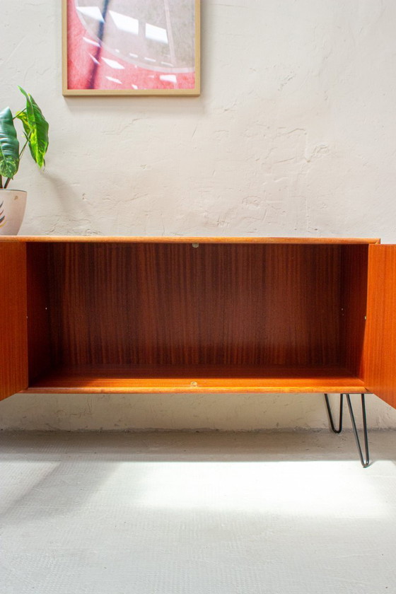 Image 1 of Vintage teak sideboard chest of drawers Danish 60s Mid Century