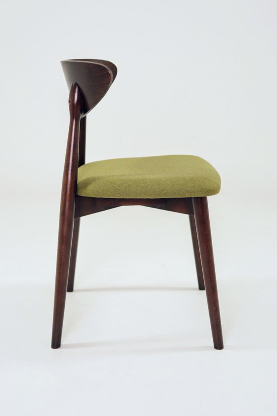 Image 1 of Eetkamerstoelen set van 4 eucalyptus groen
