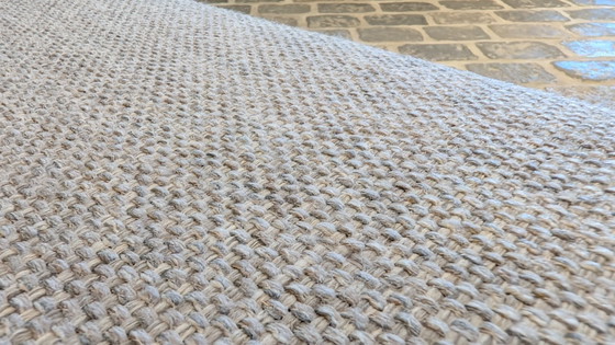 Image 1 of Stoffen Bank Grijs - 1,5 Zits, Loveseat - incl. extra stof