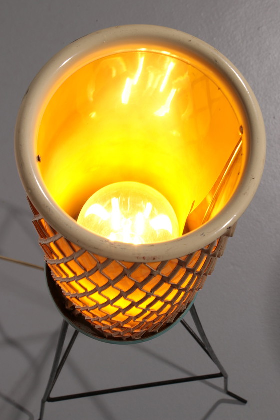 Image 1 of Lampada da terra vintage a forma di razzo di Josef Hurka, anni &#39;50