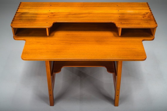 Image 1 of Mid-Century Modern Teak Schreibtisch, 1980er Jahre