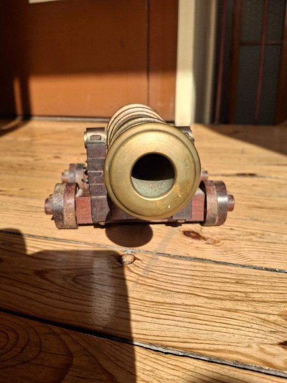 Riproduzione Grande Cannone in Bronzo 34 cm – Oggetti decorativi (photo 6 of 29)