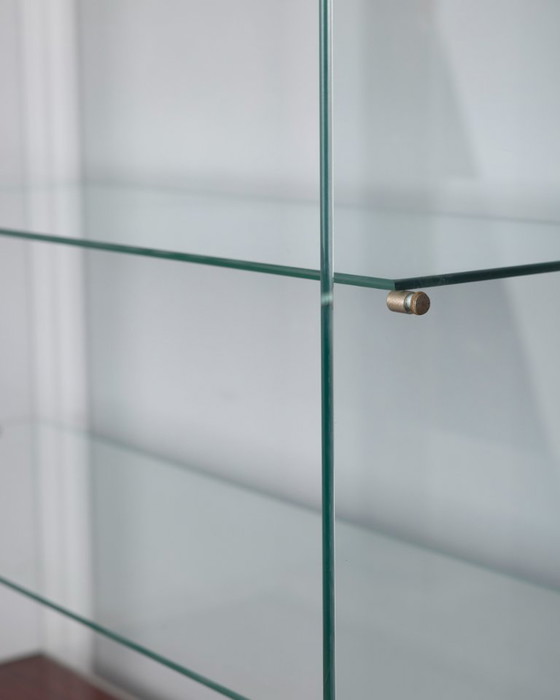 Scaffale espositivo vintage con ruote di Goppion Milano, anni '70 – Vetrine, Glass (photo 16 of 20)