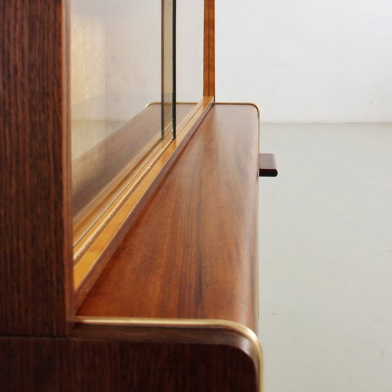 Image 1 of Mid-Century Highboard van Hubert Nepožitek & Bohumil Landsman, Vintage jaren 1960, volledig gerestaureerd