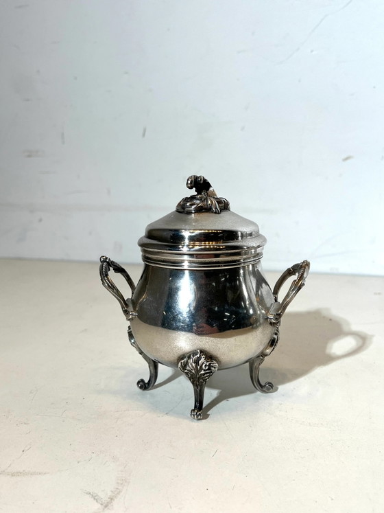 Juego de café/té Christofle bañado en plata – Juego de 3 piezas – Loza (photo 4 of 6)