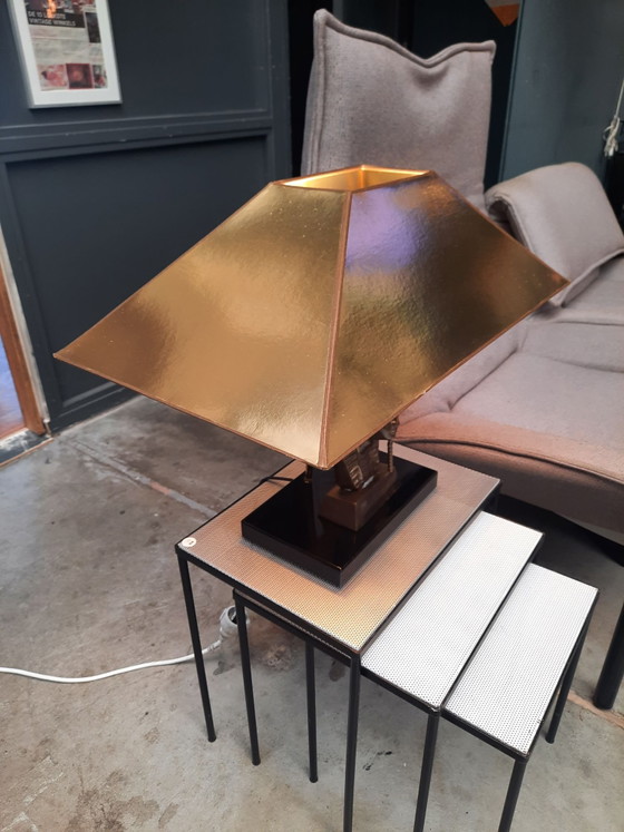 Lampada da tavolo vintage Hollywood Regency – Lampade da tavolo, Metallo, Legno (photo 3 of 7)