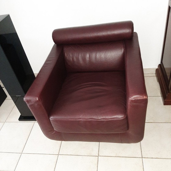 Fauteuil pivotant, Natuzzi – Leather (photo 4 of 9)