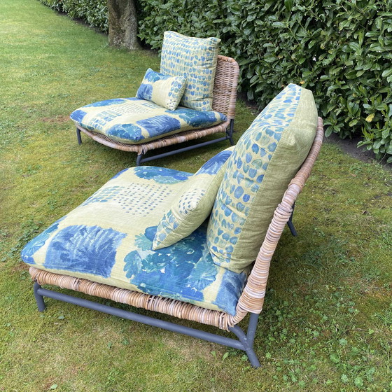 Image 1 of Outdoor-Lounge-Sessel aus Rattan (Eigenmarke, 2er-Set)