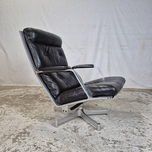 Poltrona lounge vintage Jørgen Kastholm e Preben Fabricius FK85