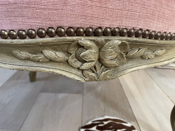 Image 1 of Paar Louis XV cabriolet fauteuils