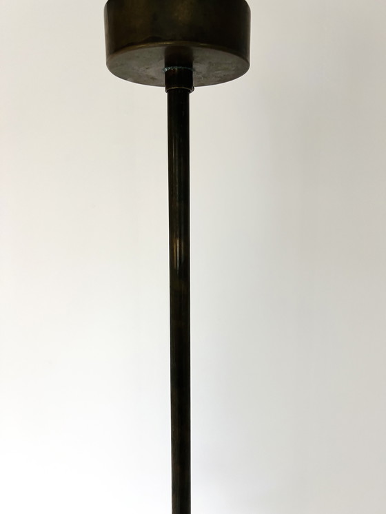 Image 1 of Bronze & Murano Glass Pendant Lamp, Lothar Klute '80