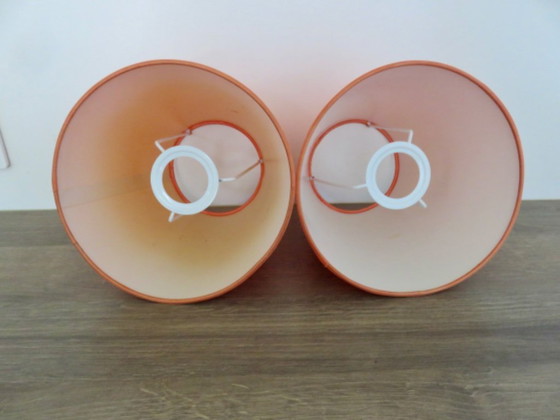 Image 1 of Paar Nachttischlampen im Design der 70er/80er Jahre aus Keramik