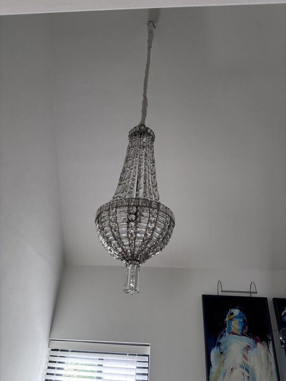 Lampadario Antico Sac De Perle – Crystal, Metal (photo 2 of 11)