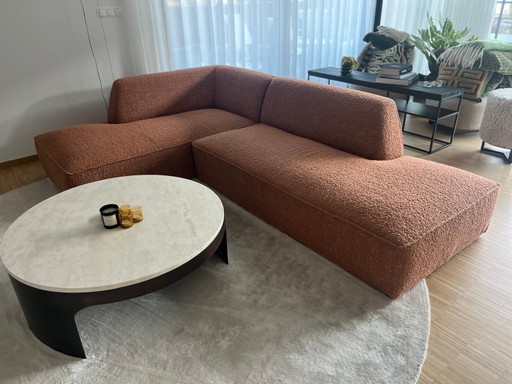 Dôme Deco CALI Canapé L – Terracotta – 275 × 180 cm