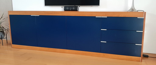 Pastoe Sideboard - Kirschbaum-Blau