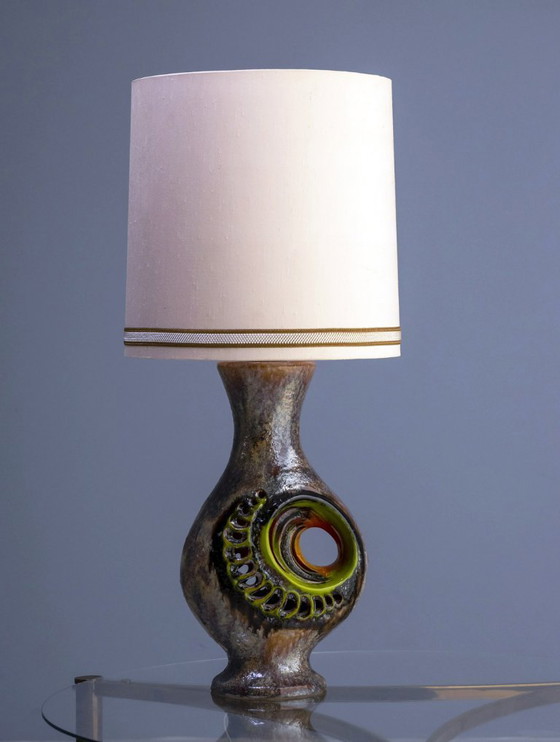 Image 1 of Huge Vintage Ceramic Lamp, Walter Gerhards, 1970s, Germany