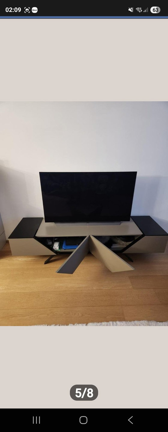 Image 1 of Bellissimo mobile TV Roche Bobois – Design René Hoffmans (come nuovo)